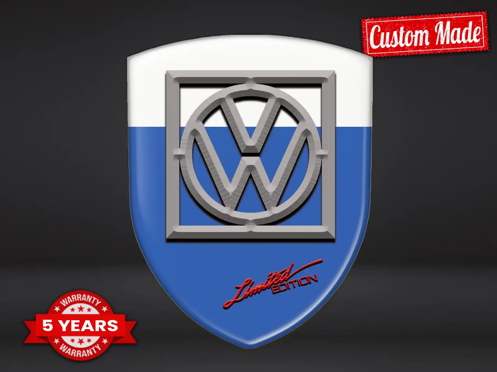 VW Personalisierte Autosticker Stern Exklusiv Minimal
